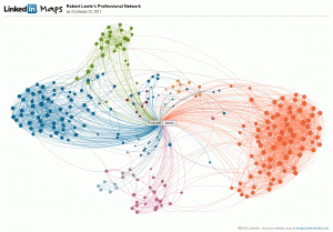 Robert Lewis LinkedIn inMap